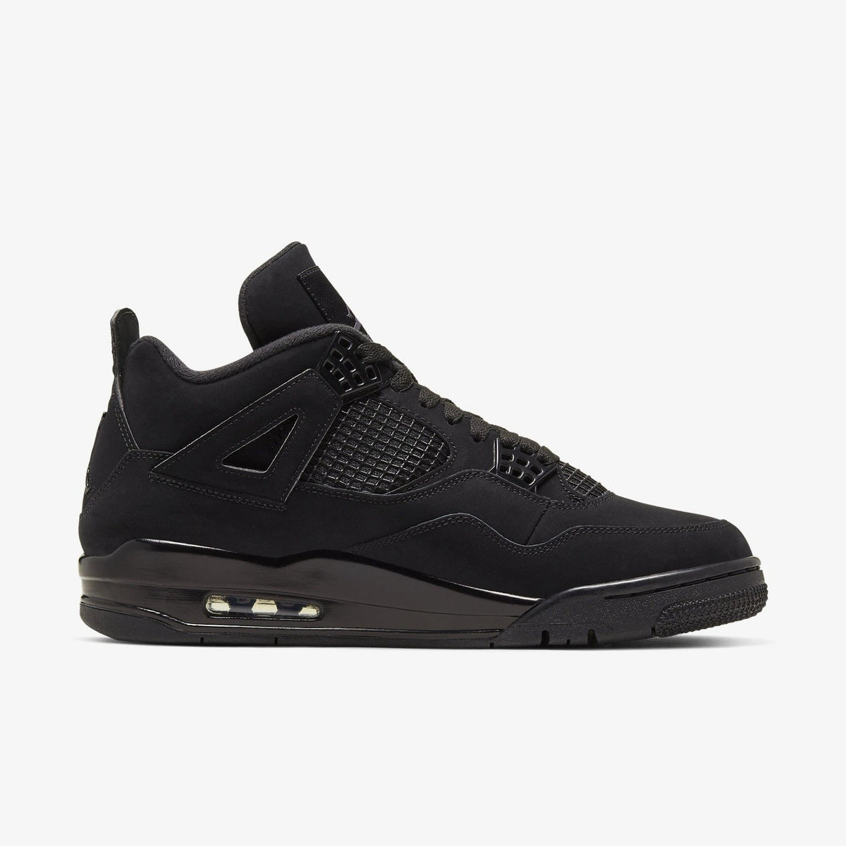 Air Jordan 4 Retro 'Black Cat' (CU1110-010) – Nubuck Sneakers