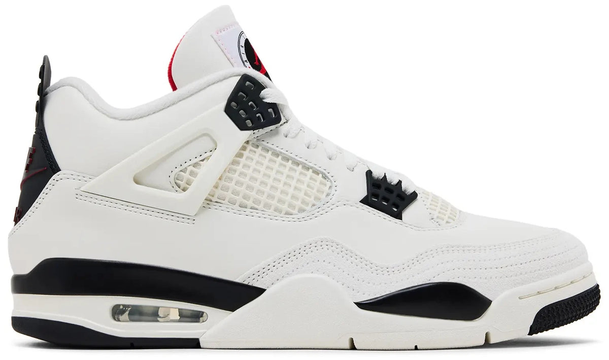 Nike Jordan 4 Retro 'Sail' Leather Sneakers IM4002-100