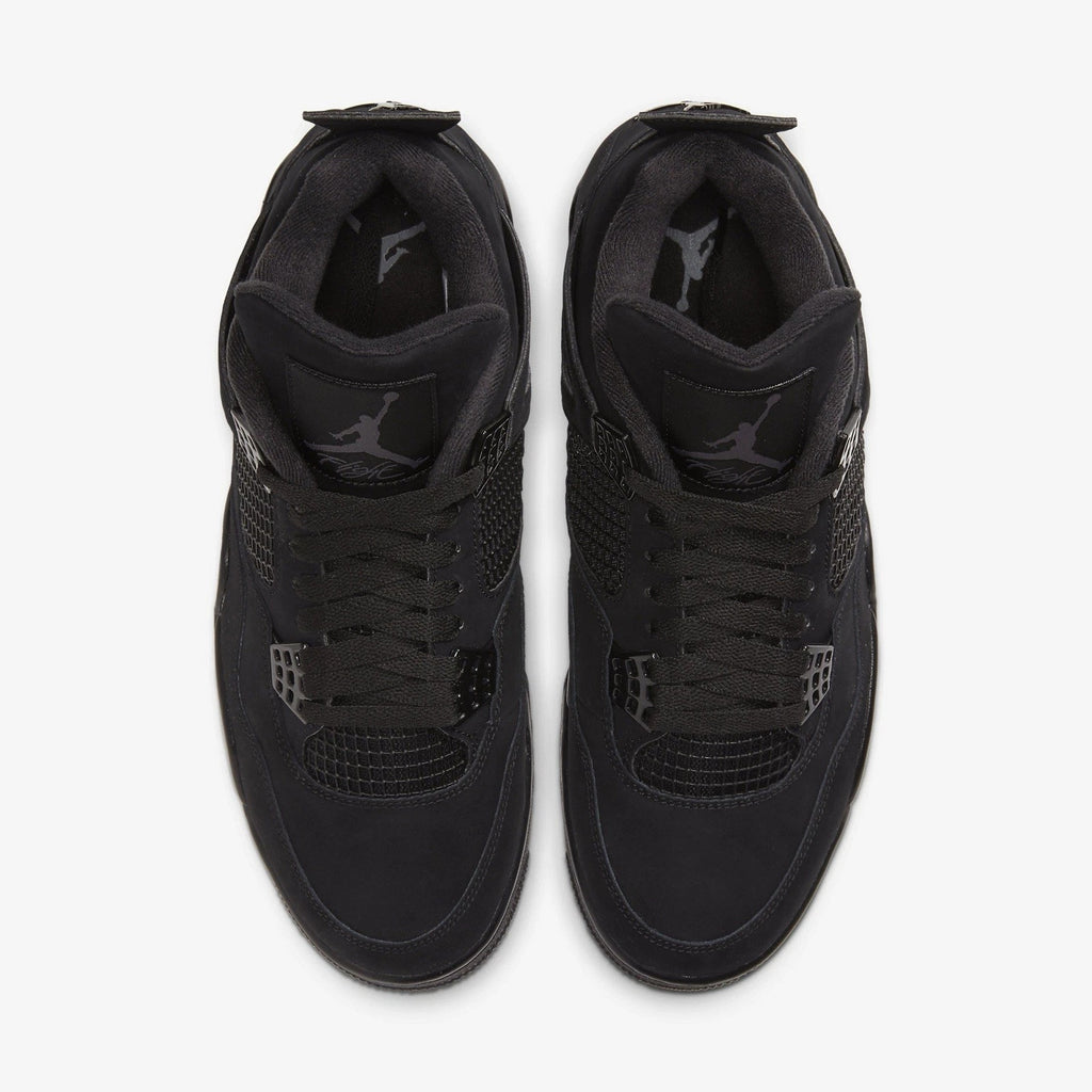 Air Jordan 4 Retro 'Black Cat' (CU1110-010) – Nubuck Sneakers