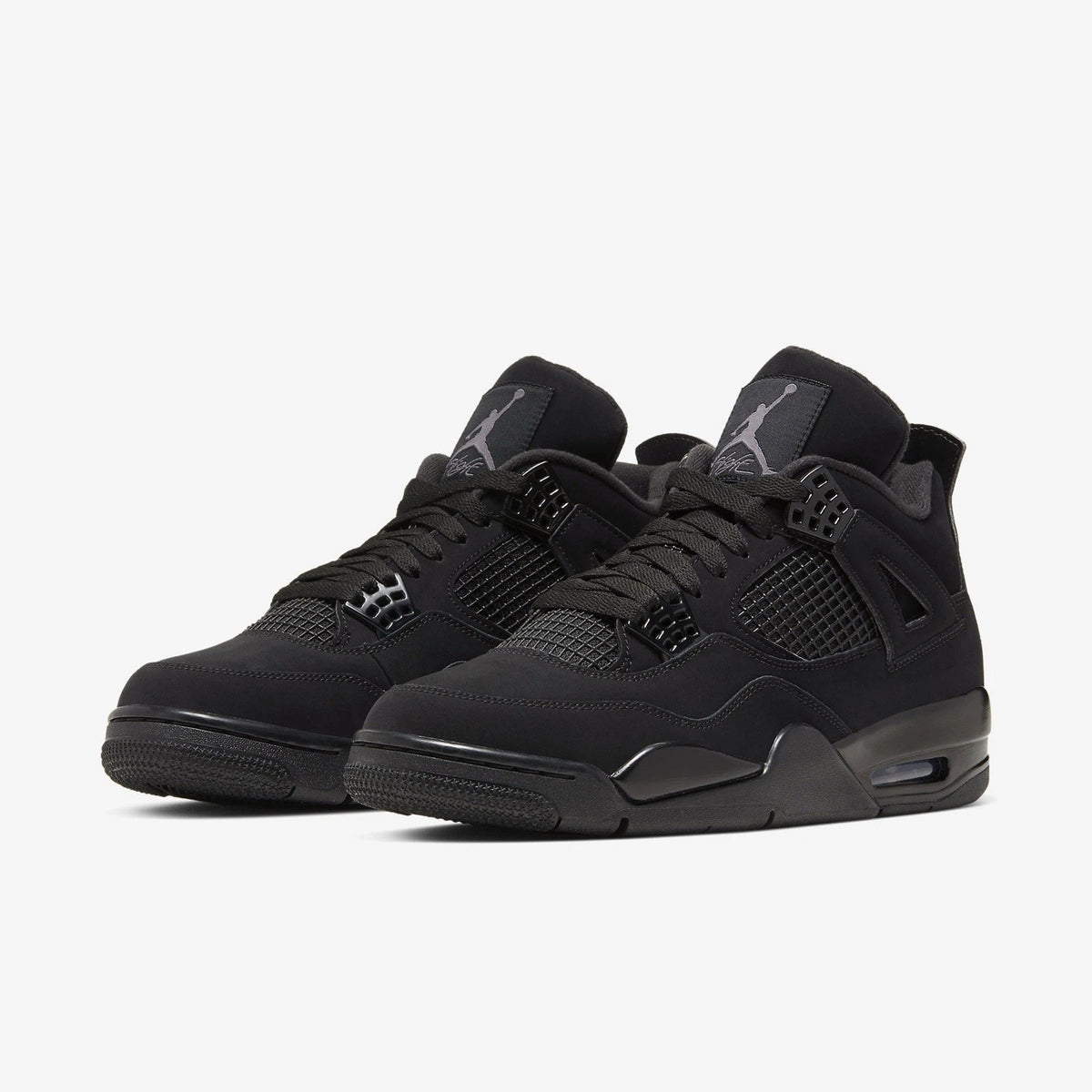 Air Jordan 4 Retro 'Black Cat' (CU1110-010) – Nubuck Sneakers