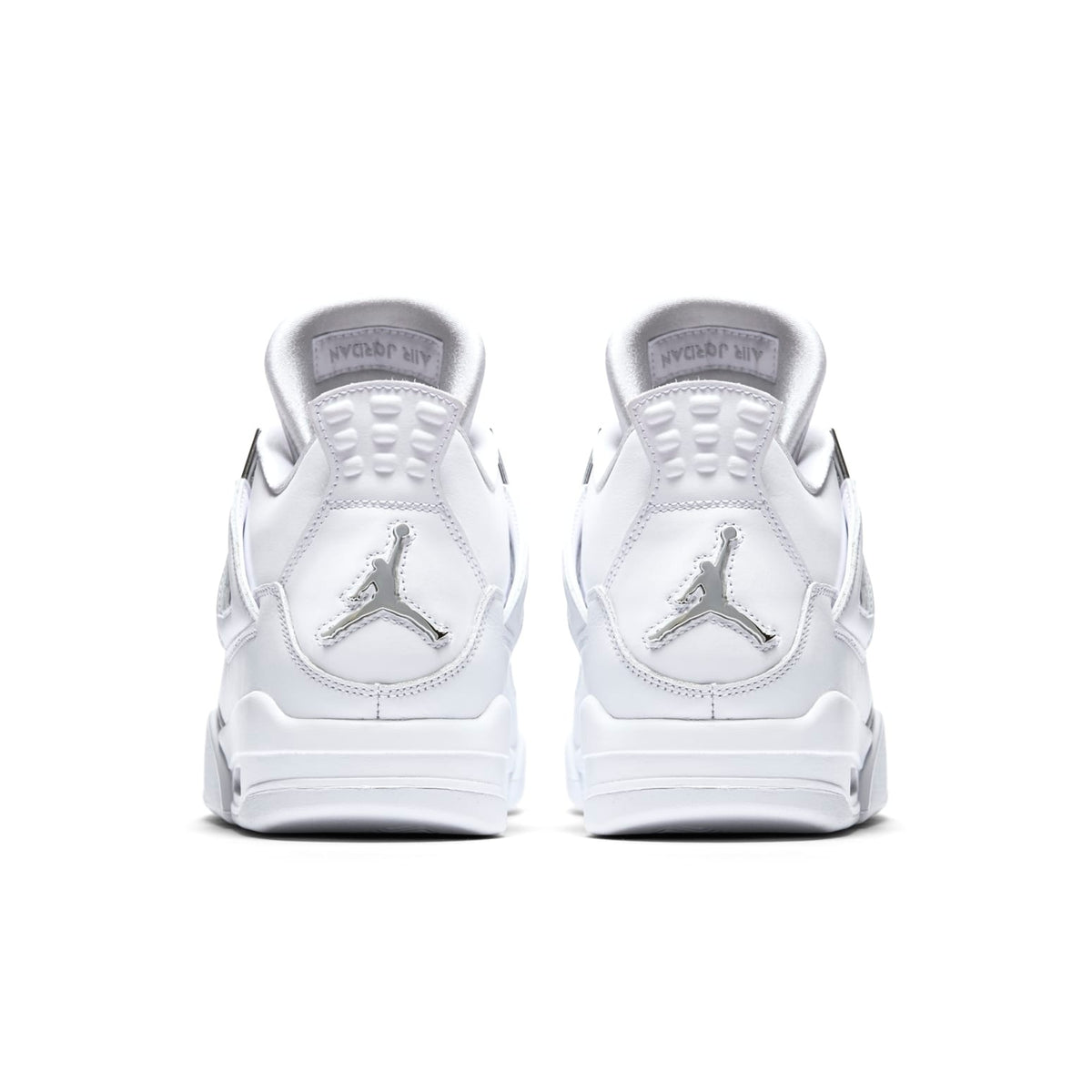 Nike Air Jordan 4 Retro White Leather Shoes (308497-100)